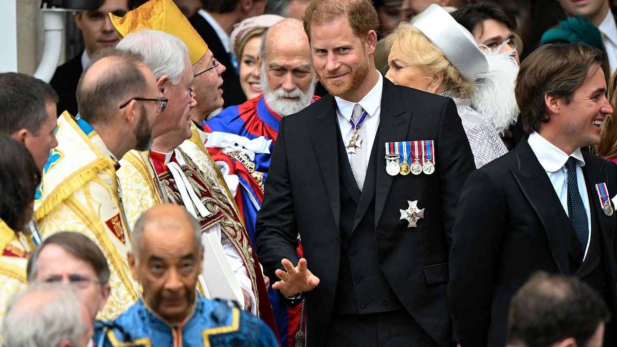 King Charles was 'stubbornly hard to pin down' on whether Meghan and Harry would be invited to the Coronation and told his son in a phone call two months before the ceremony 'I haven't decided', Omid Scobie claims in new book
