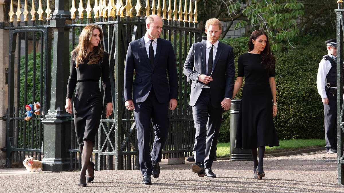 Harry and Meghan were left 'confused and upset' with the Waleses lack of contact after two royals made comments about Archie's skin tone, Omid Scobie claims - amid accusations his brother 'disliked' the duchess from the start