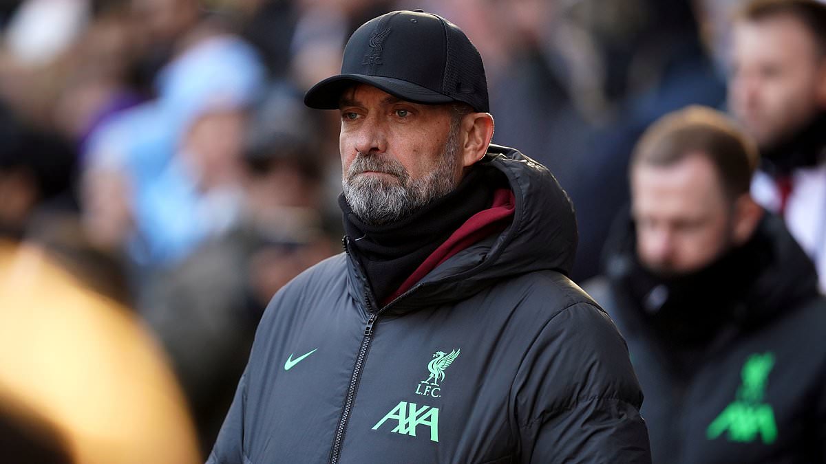Jurgen Klopp admits that Liverpool are entering 'the toughest period in world football' - as the injury-struck Reds prepare to play EIGHT games in just 23 days