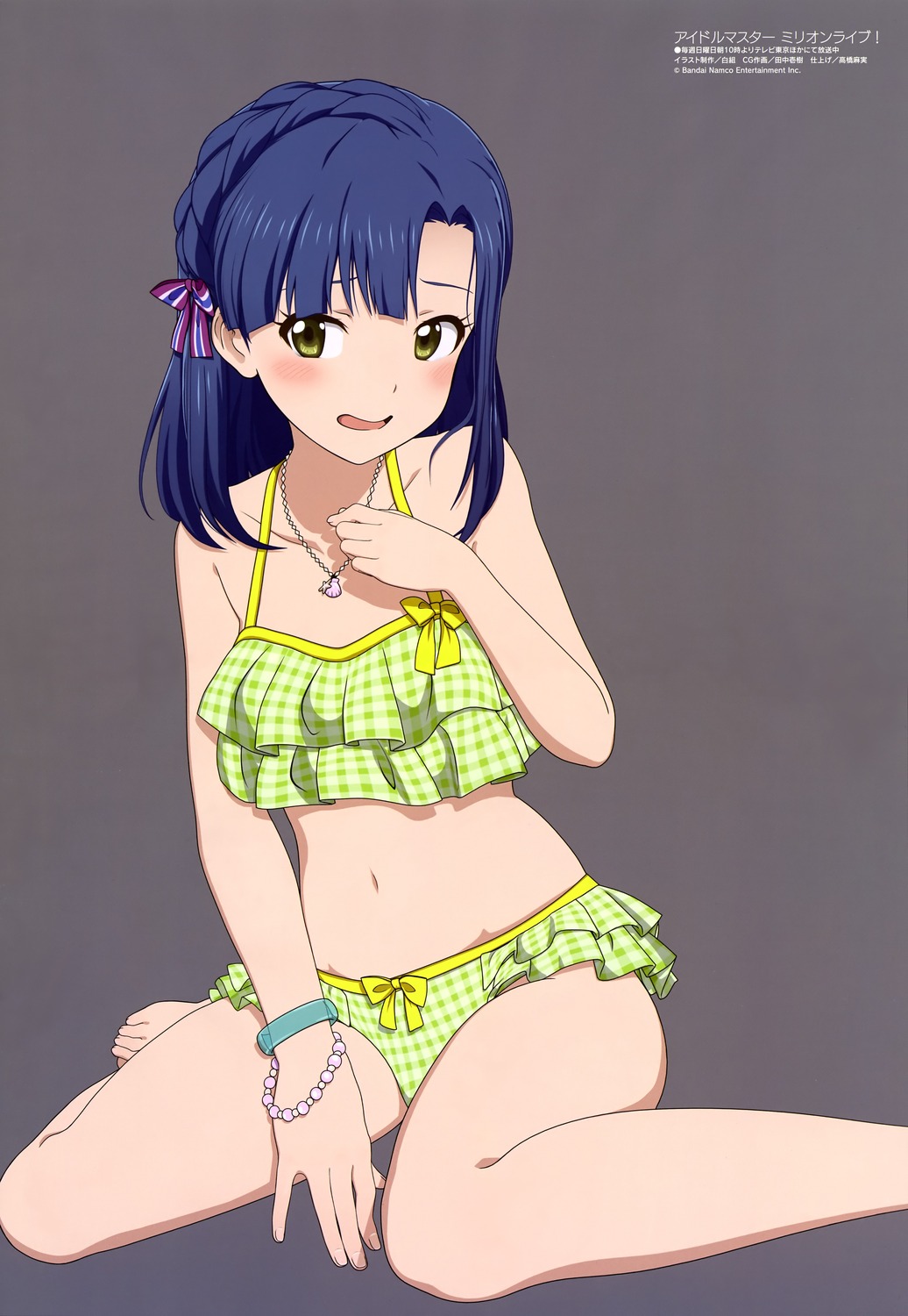 shirogumi inc. the idolm@ster the idolm@ster million live! nanao yuriko bikini swimsuits transparent png | #1135941