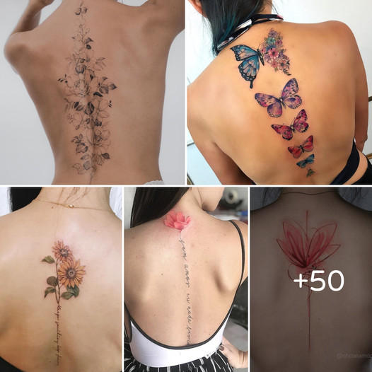 50+ Coolest Spine Tattoo Ideas