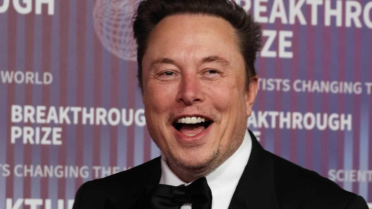 Billionaire Elon Musk is mercilessly mocked over his 'embarrassing' red carpet poses - as he joins host of celebrities for glitzy Breakthrough Prize ceremony