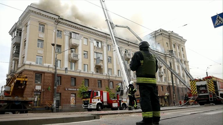 Russia-Ukraine war: Major strike on Dnipro residential building and train station kills eight people