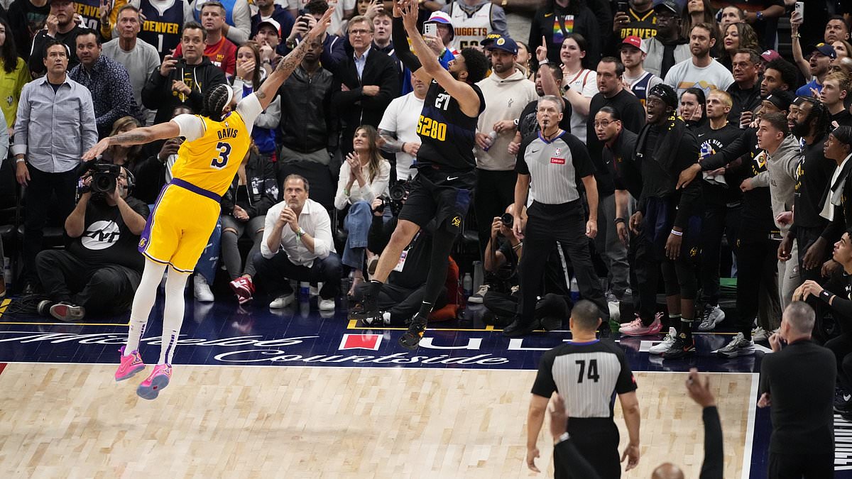 Jamal Murray sinks game-winning BUZZER BEATER as Nuggets erase 20-point second-half deficit against LeBron James' Lakers to pull out 101-99 win and push series lead to 2-0