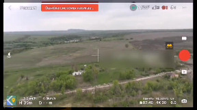 Su-25 Near Hit With Drone