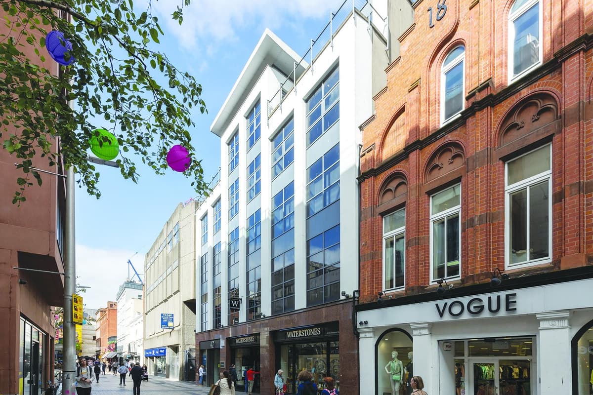 Savills Northern Ireland announces sale of prestigious property on Donegall Street now housing Waterstones and DV8