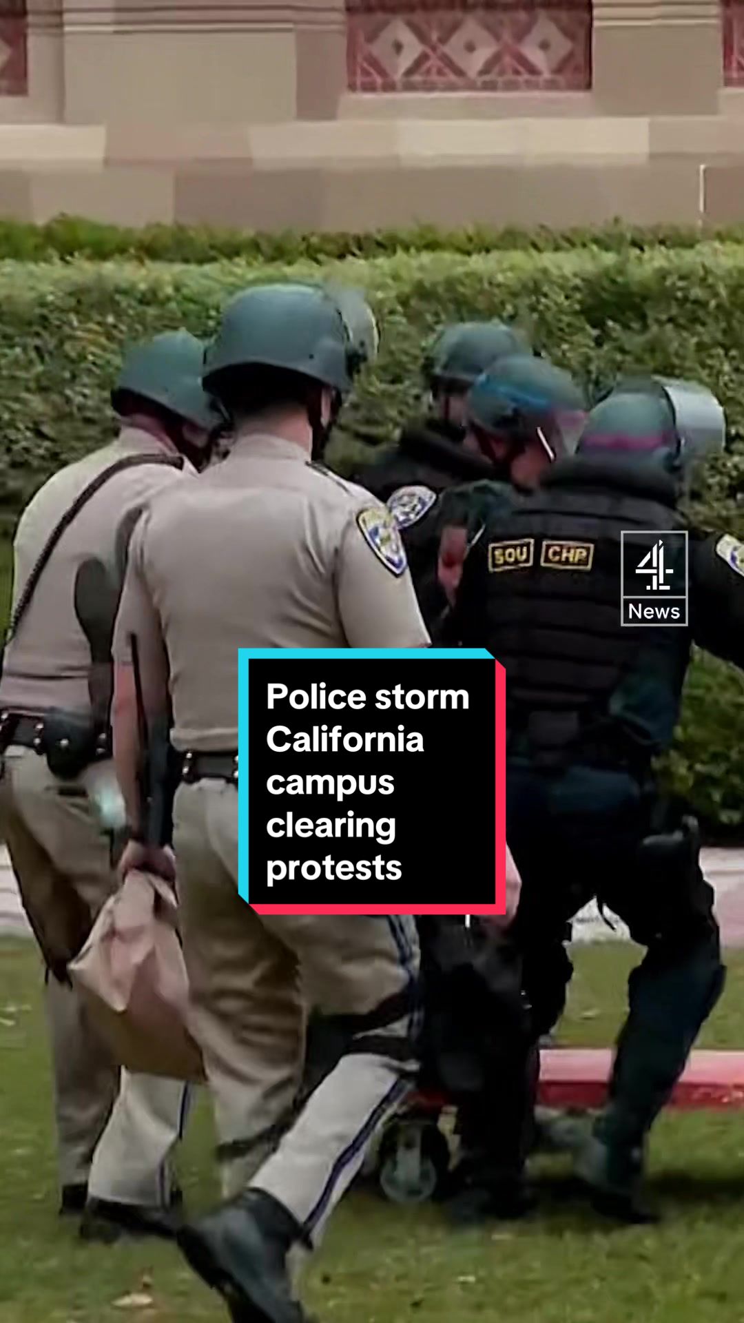 Police clear UCLA encampment and arrest over 130 Gaza demonstrators President Joe Biden has condemned protests that had turned violent on college campuses across the country. #UCLA #UCLAprotests #USNews #channel4news