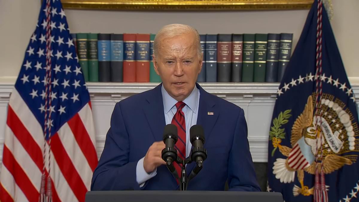 Biden finally condemns pro-Palestinian agitators 'destroying' college campuses but won't send in the National Guard: 'There's the right to protest, but not the right to cause chaos'