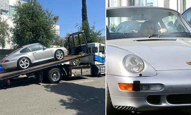 Kanye West's wife Bianca Censori suffers mishap as Porsche is TOWED