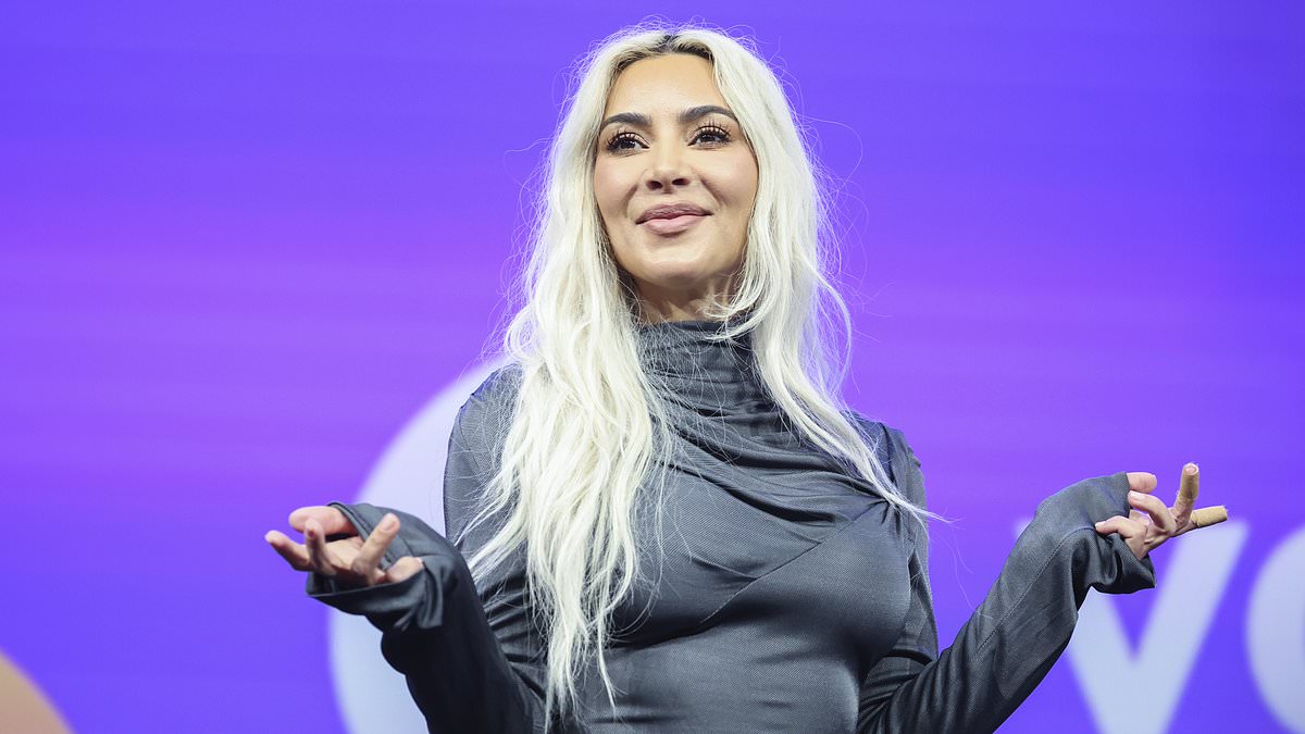 Kim Kardashian declares 'free everybody' after being interrupted by Palestine protester at business festival in Hamburg: 'All we want is for everyone to feel safe and free'