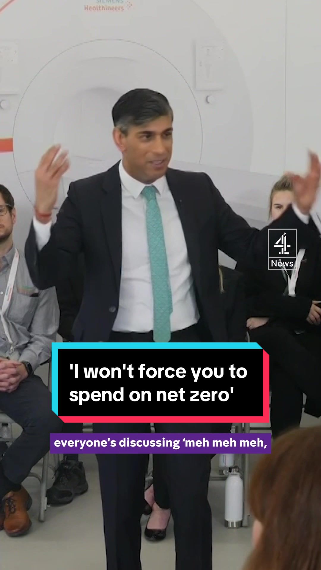 Rishi Sunak defends his record on net zero, saying people shouldn't be forced to spend "£5,000, £10,000, £15,000 prematurely ripping out stuff, changing things, changing cars and boilers." #NetZero #RishiSunak #UKPolitics #Tories #C4New