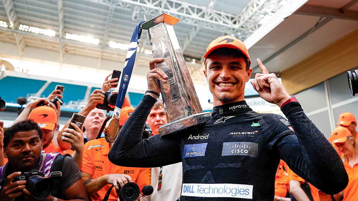 Lando Norris celebrated his first Grand Prix win with an all-nighter in Miami with mate Max Verstappen and golf at Augusta... as JONATHAN McEVOY explains why the Brit believes he won't be waiting long to toast a second