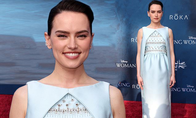 Daisy Ridley makes a splash at LA premiere of Young Woman and the Sea