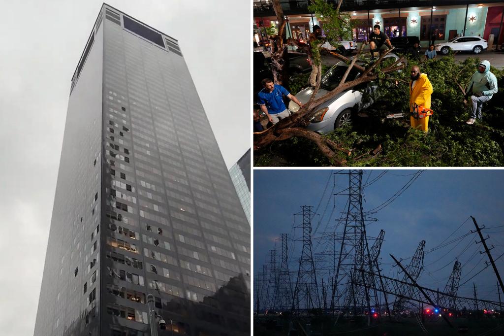 Houston metro rocked by severe storms that left 4 dead and over 1 million without power