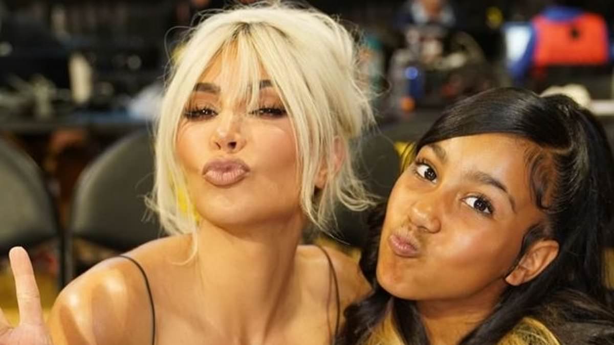 Kim Kardashian enjoys 'fun night' with daughter North as they attend Los Angeles Sparks opening game