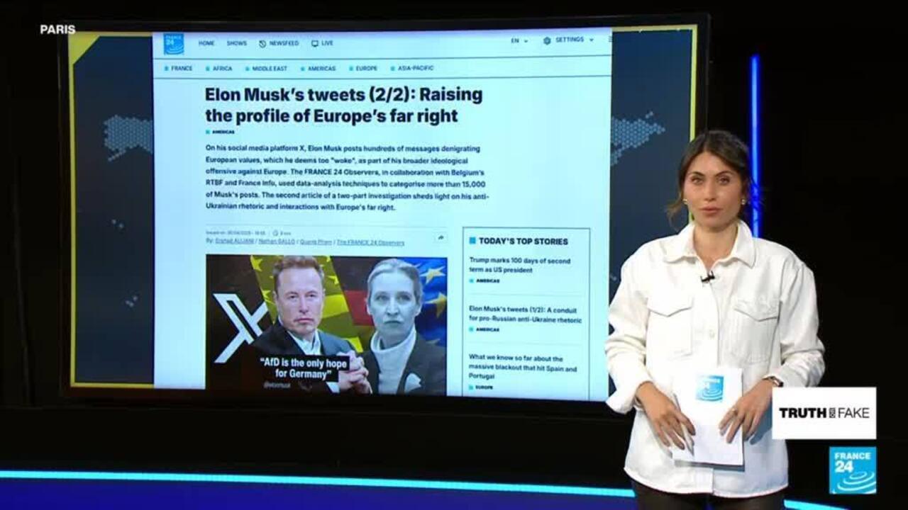 Truth or Fake - Elon Musk: The voice of the far-right in Europe?