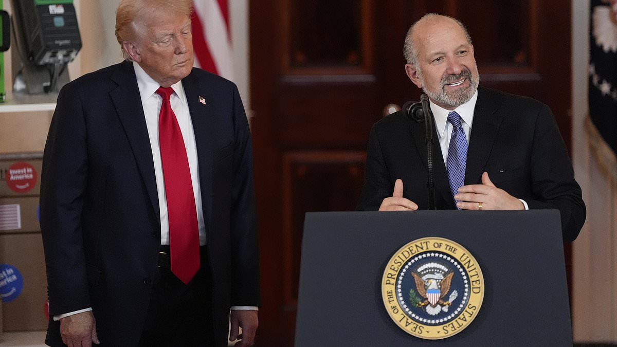 Trump Cabinet feud heats up as Scott Bessent slaps down tariff guru's tease that first major trade deal is 'done'