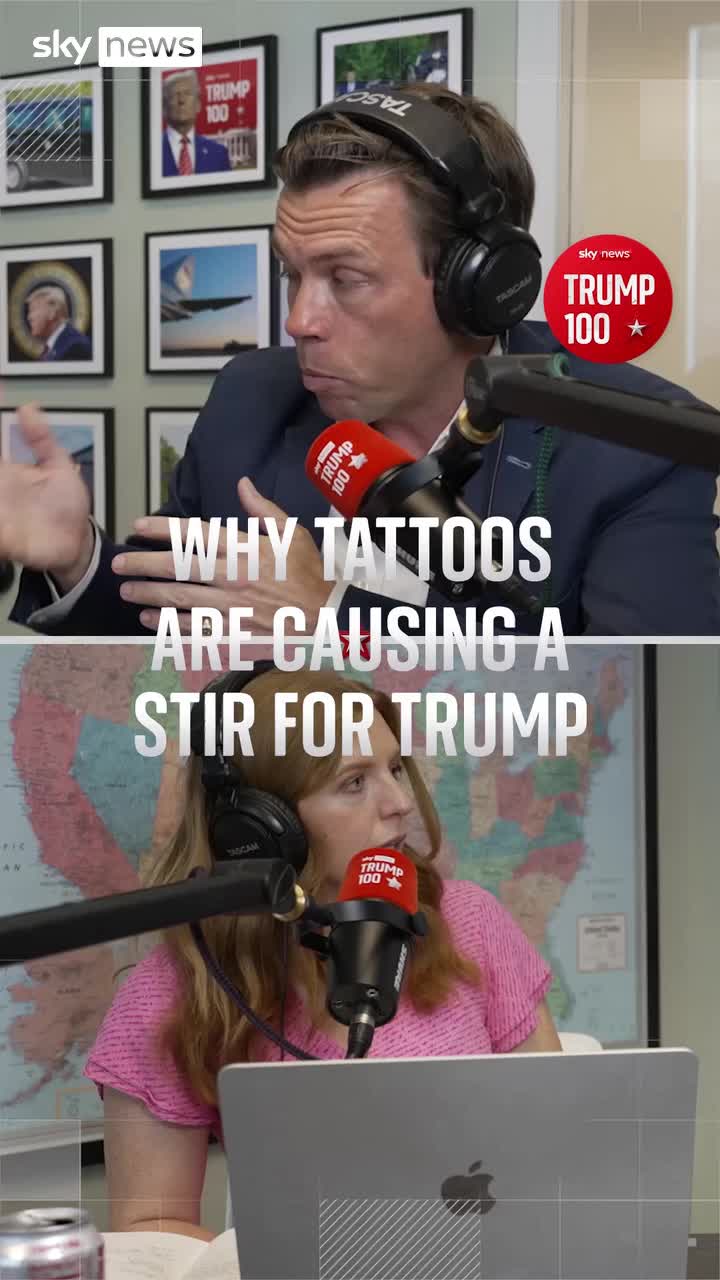 Why are tattoos causing controversy for Donald Trump's administration?