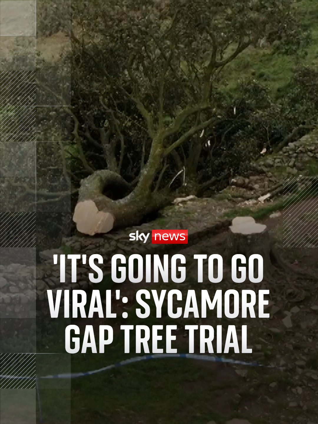 Jurors played voicenotes in the Sycamore Gap tree trial that were allegedly exchanged between the defendants, Daniel Graham, 39, and Adam Carruthers, 32. #sycamoregap #trial