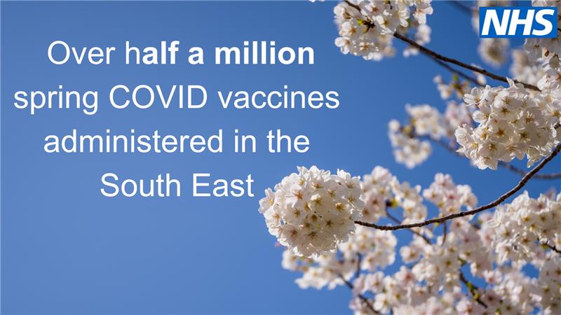 Over half a million vaccinated against COVID-19 in the South East as the region works to protect residents