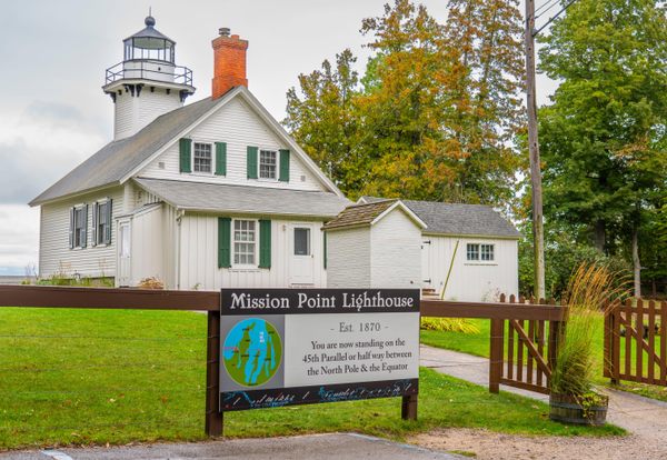 Mission Point Lighthouse  in Traverse City, Michigan