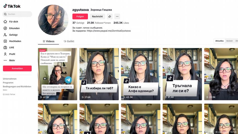 Bulgarian woman influencer incites violence against women