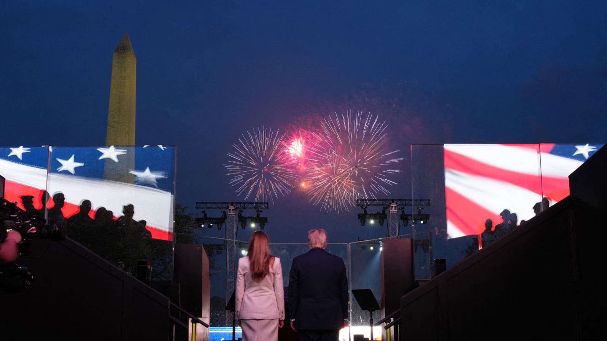Military Parade Ends in Massive Fireworks Display