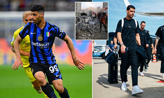 Inter Milan striker Mehdi Taremi STRANDED in Iran after Israel attacks