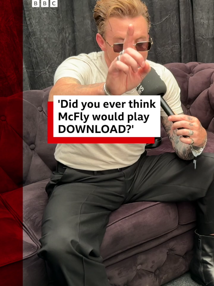 McFly - yes McFly - told us they feel welcome and accepted playing rock and metal festival Download. #McFly #GreenDay #Rock #Metal #Download #DownloadFestival #Festival #DonningtonPark #Donnington #CastleDonnington #Leicestershire #News #BBCNews