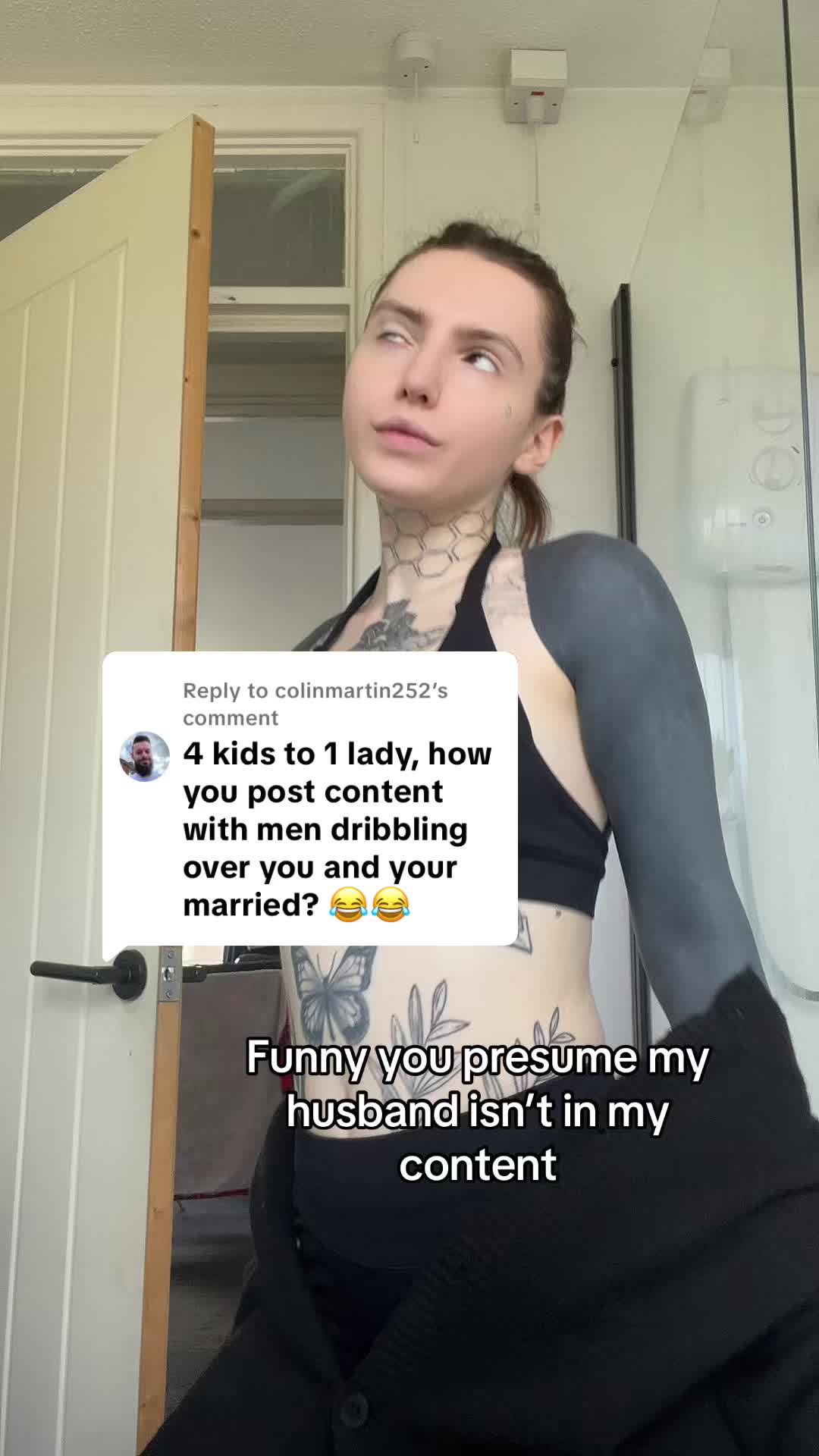 Replying to @colinmartin252 #milymoon22 #fyp #tattoos #hatecomments