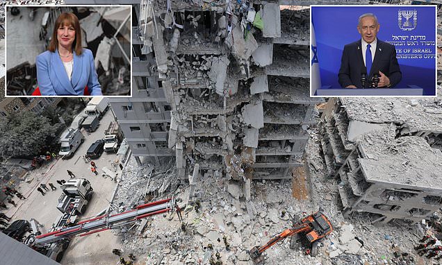 Britons warned not to travel to Israel as conflict with Iran ramps up