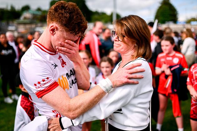 ‘It was quite emotional, especially after seeing my mum and dad’ – Tearful Conor Meyler makes Tyrone return after 23 months