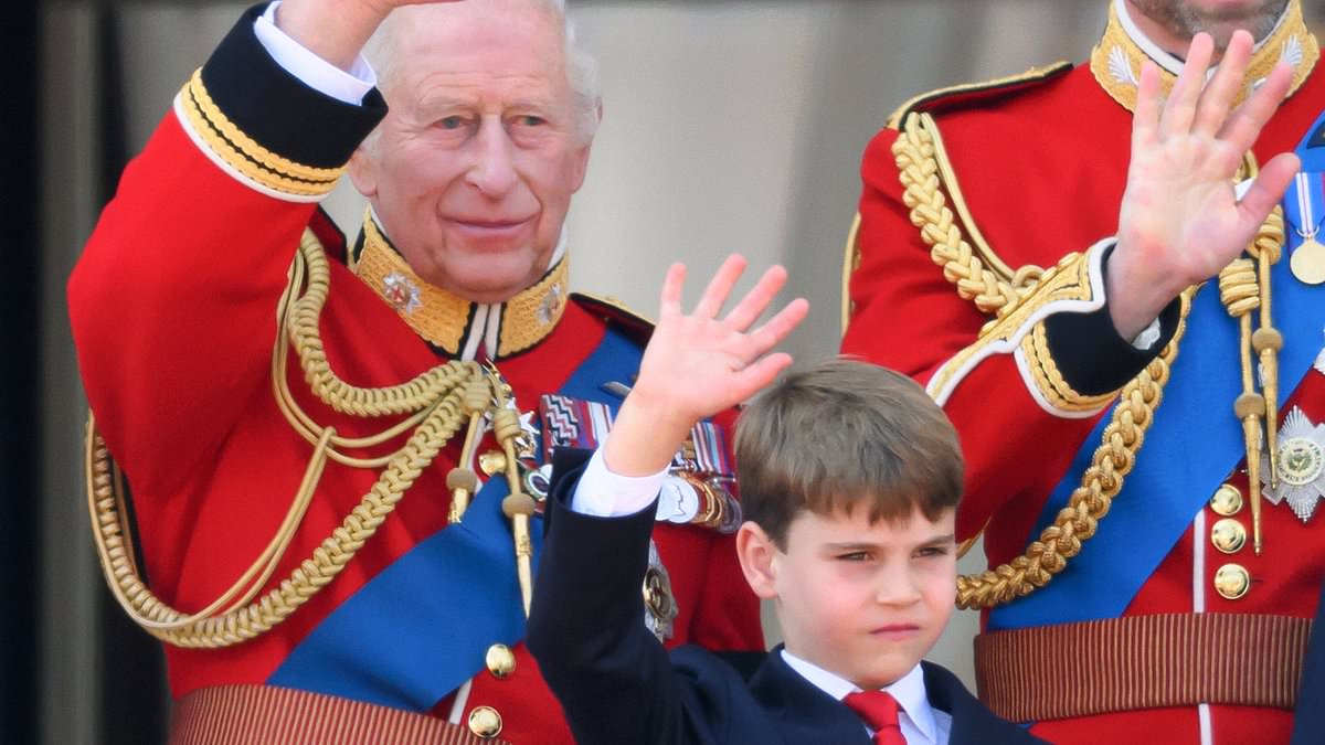 King Charles and Prince Louis's special bond: How cheeky seven-year-old channelled his doting  grandfather on the Trooping the Colour balcony