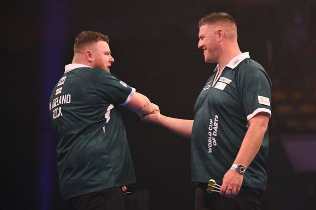 Daryl Gurney and Josh Rock win the World Cup of Darts for Northern Ireland