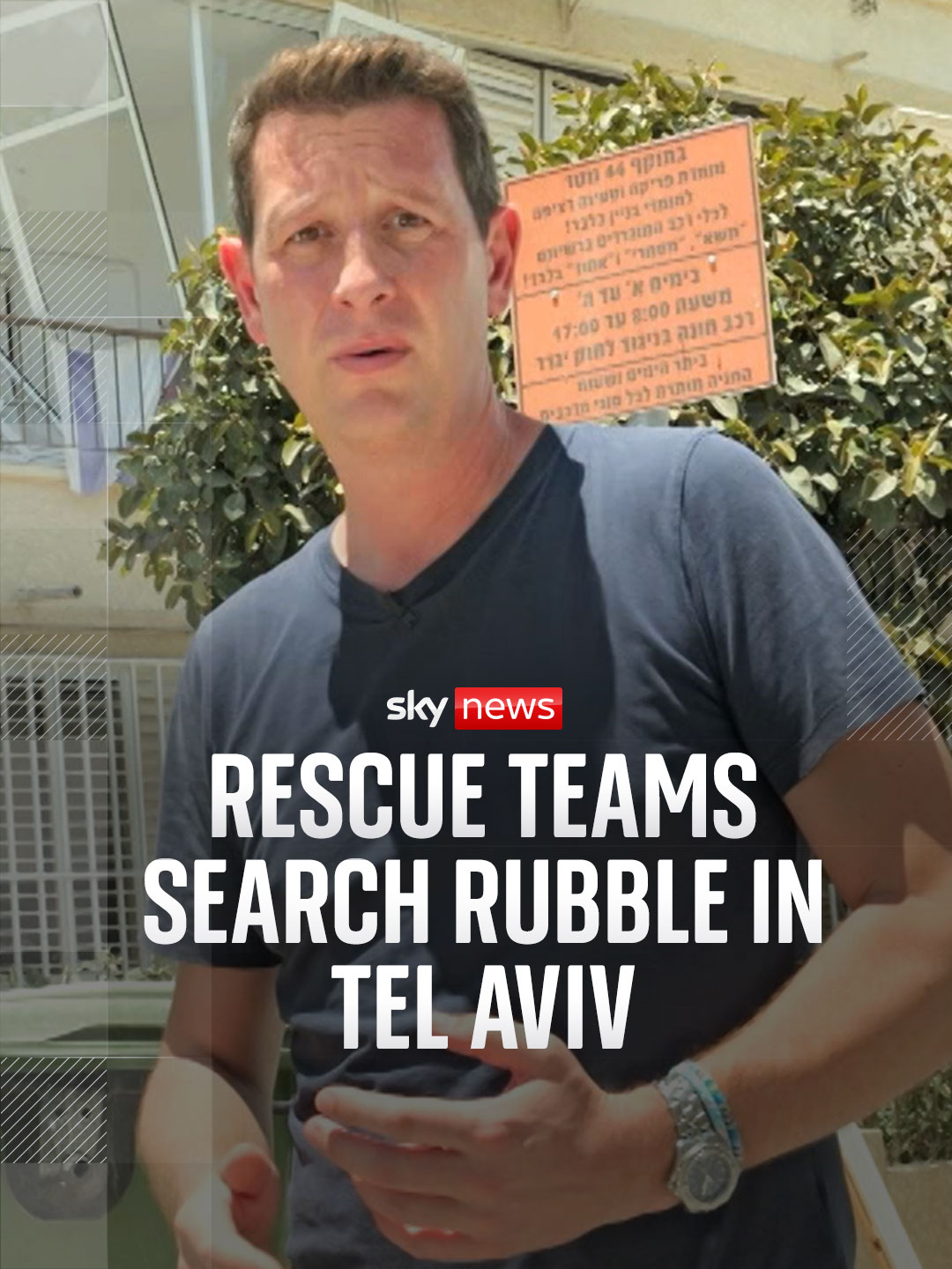 Sky's Middle East correspondent Alistair Bunkall has visited the site of a direct hit from an Iranian missile in Tel Aviv as Israeli emergency workers searched through the rubble. #TelAviv #Israel #Iran #WorldNews