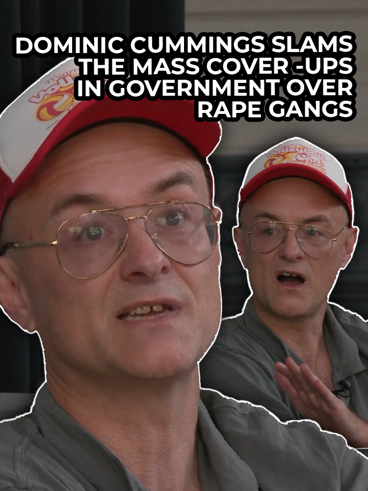Dominic Cummings talks with Steven Edginton about his observations regarding civil servants allegedly covering up rape gangs during his tenure in government. #News #DominicCummings #UKNews #Politics#UK #PoliticsUK#Government#GroomingGangScandal#GroomingGang #GBNews