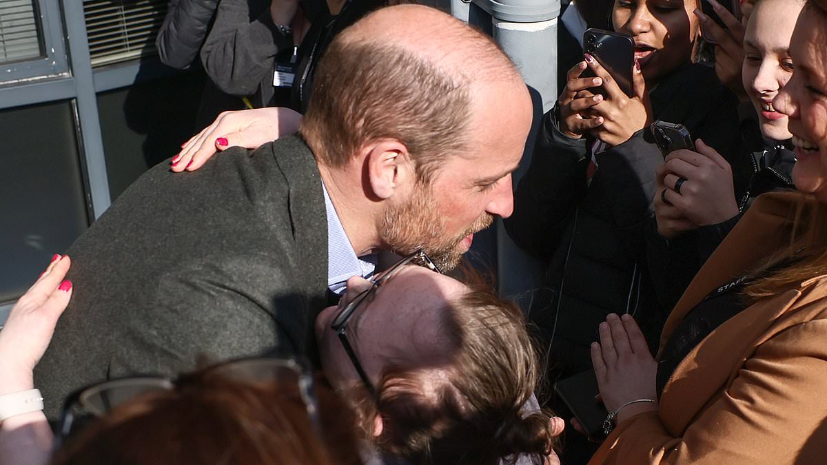 Shocking moment student brands Prince Harry a 'ginger f***' while William visits college