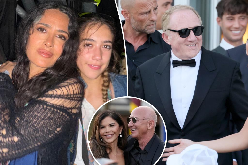Why Salma Hayek skipped Jeff Bezos and Lauren Sánchez’s wedding while billionaire hubby attended solo