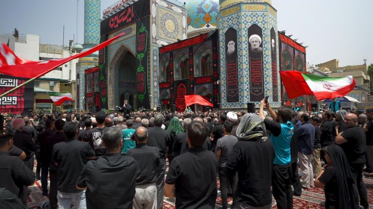 'Nobody likes Trump': Sky News finds defiance on the streets of Tehran