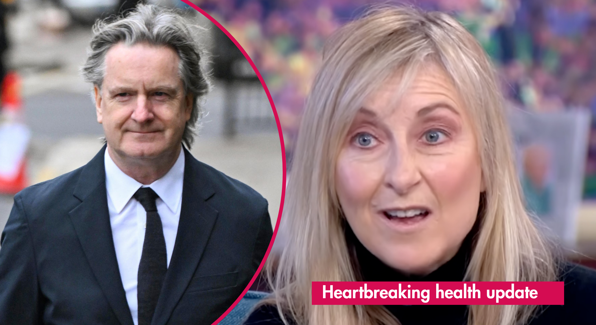 Fiona Phillips’ devastated husband reveals his ‘living grief’ as he says ‘slow goodbye’ to the TV legend