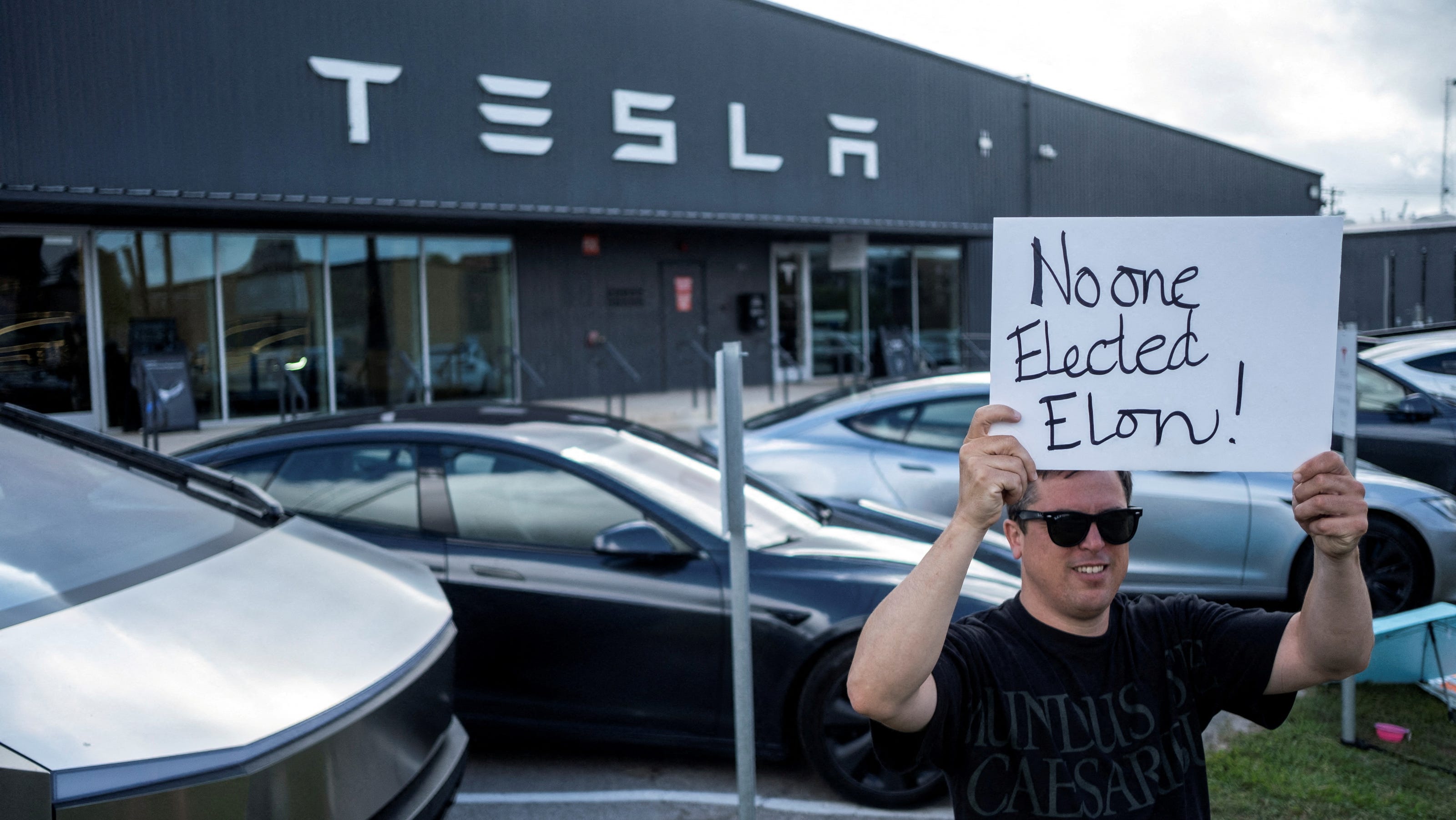 Musk hasn't done enough to destroy Tesla. I wonder if robotaxis are pro-Hitler.