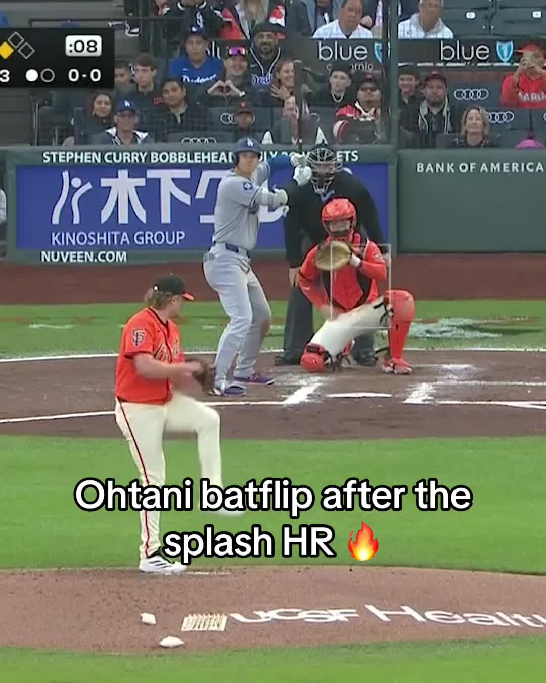 (via @MLB, @NBC Sports Bay Area &amp; CA) #dodgers #shoheiohtani #baseball