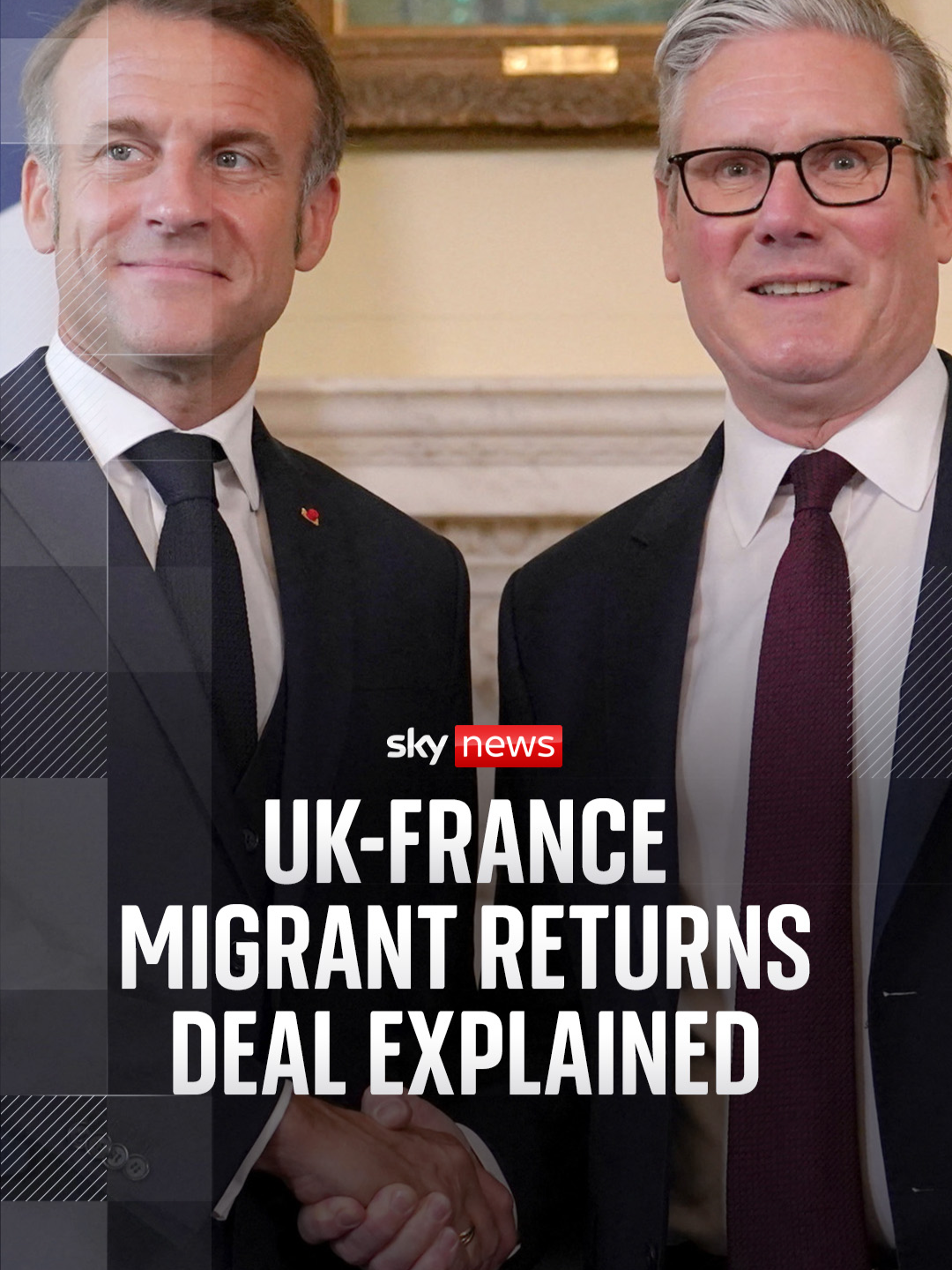 Sir Keir Starmer and French president Emmanuel Macron announced the &quot;one in, one out&quot; migrant returns agreement after months of talks.  Sky's Jon Craig explains what we know about the deal. #migrants #politics #smallboats #sirkeirstarmer