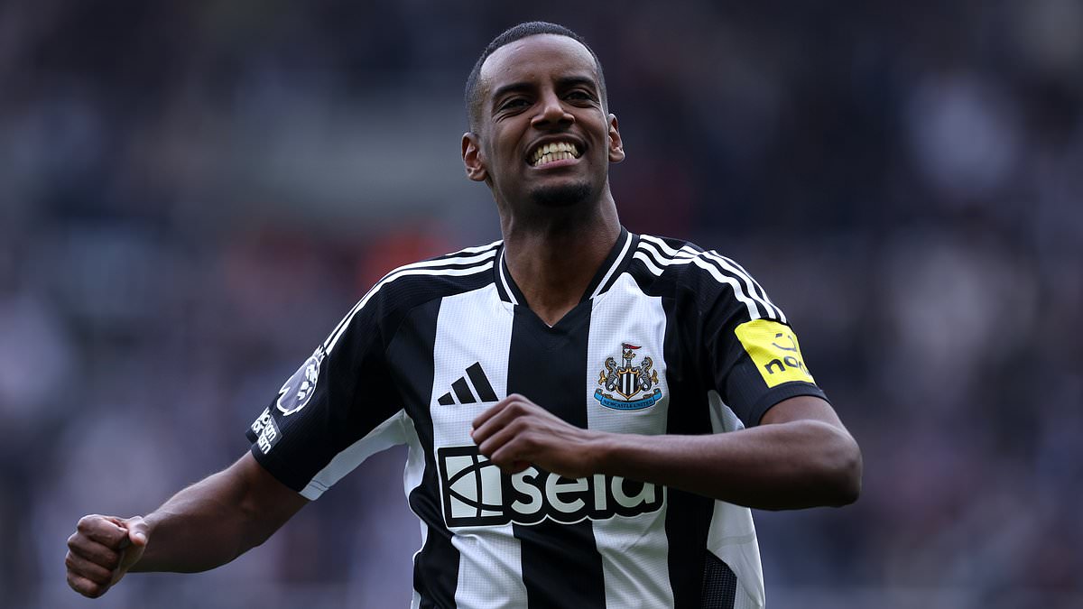 Liverpool prepared to smash British transfer record AGAIN to sign Alexander Isak from Newcastle with striker stalling over new deal