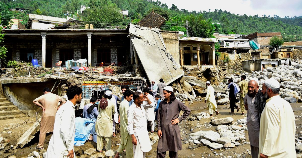 Pakistan flash floods: At least 220 dead as boulders crash through villages