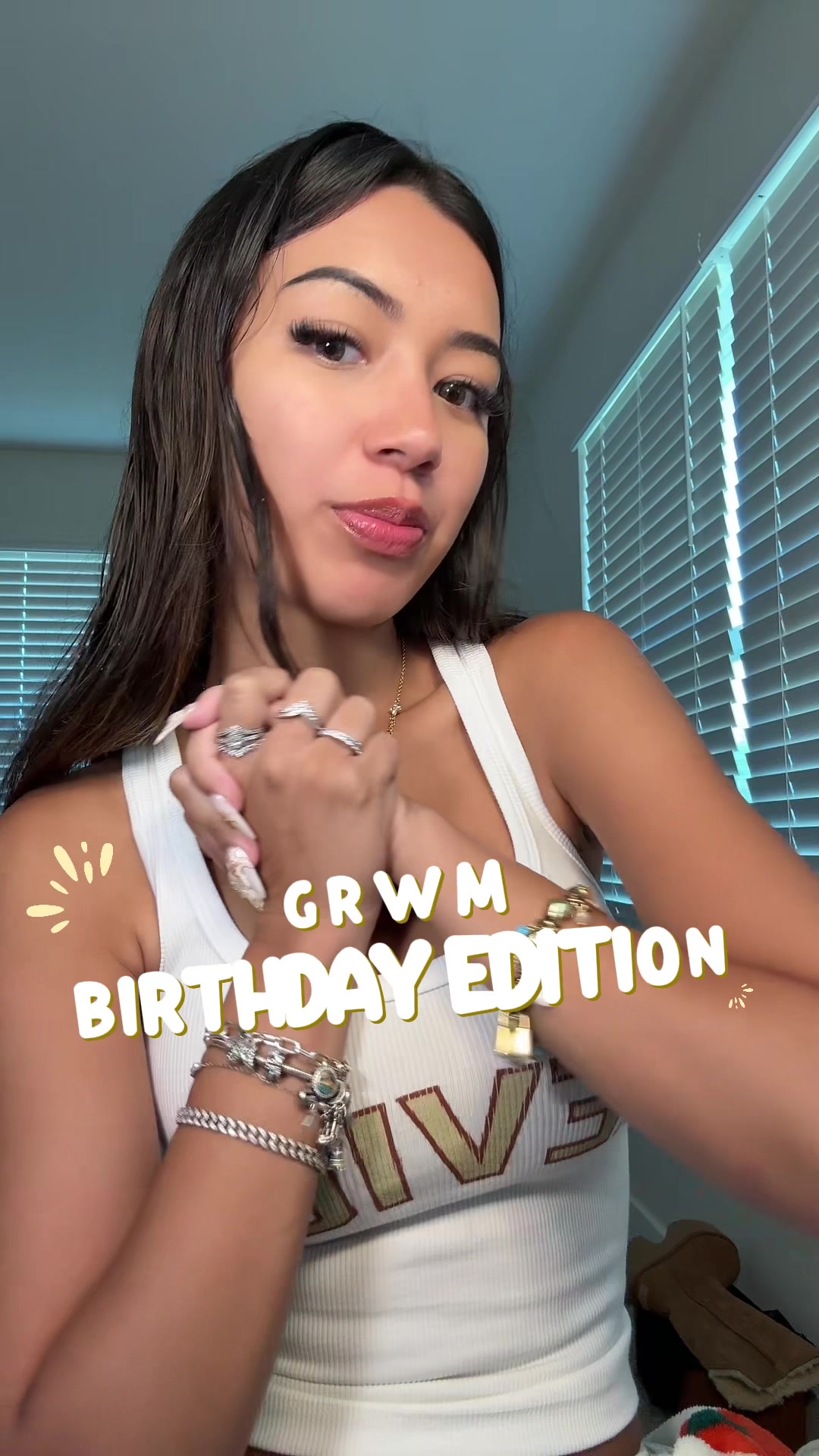 YAYYA birthday slayyy🙂‍↕️🫶am I giving unc now?!?😫#grwm #makeup #getreadywithme #makeuptutorial #birthday