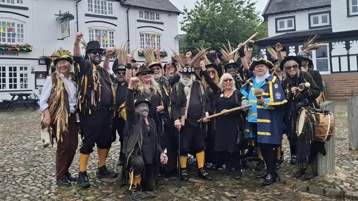 Labour council axes funding for morris dancers in 'blackface' row - even tough dance troupe were wearing GREY facepaint