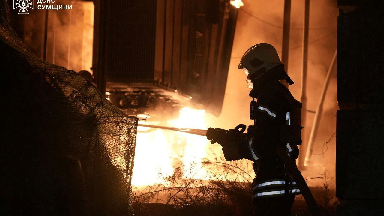 More than 100,000 Ukrainian homes lose power after Russia targets energy sites