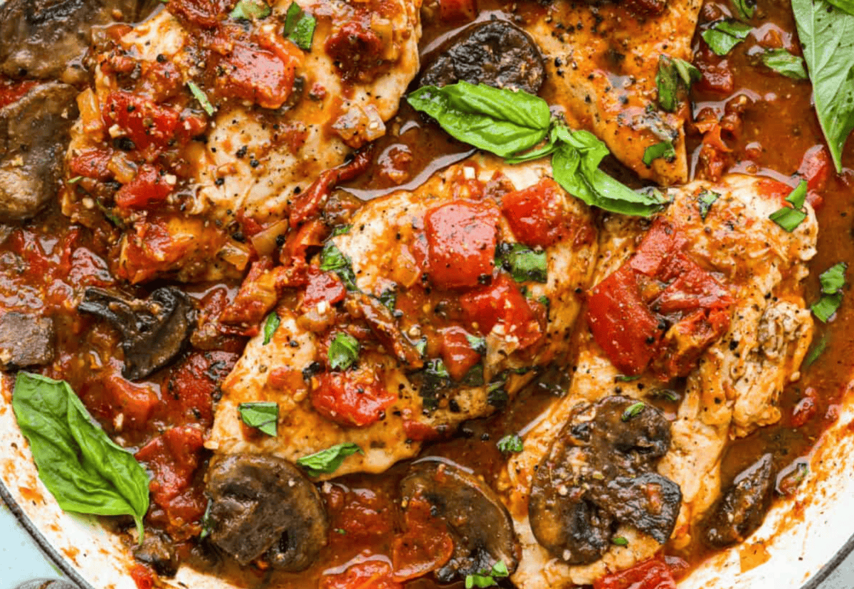 Tuscan Garlic Skillet Chicken