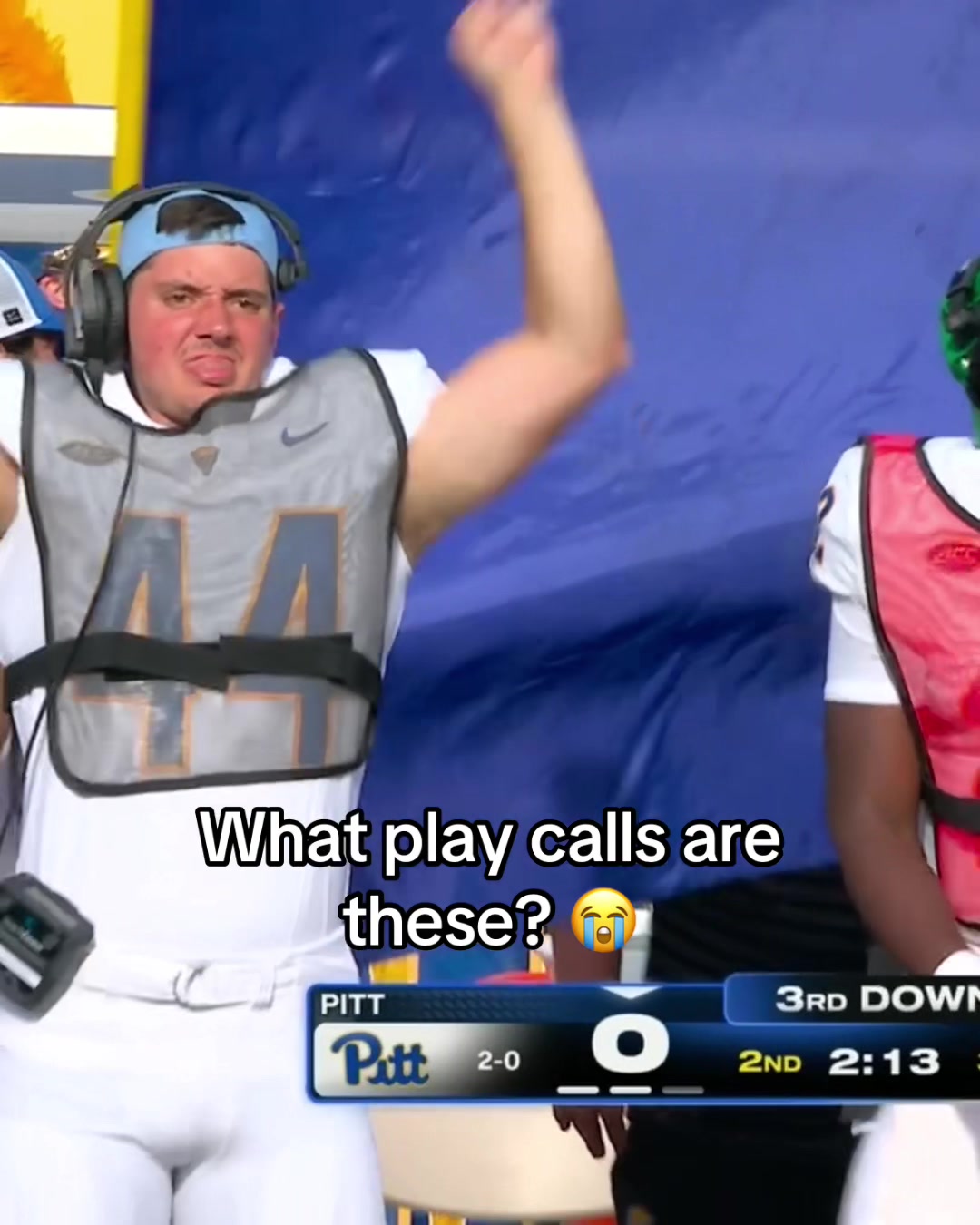These signals 😅 @ACCNetwork #college #football #cfb #funny